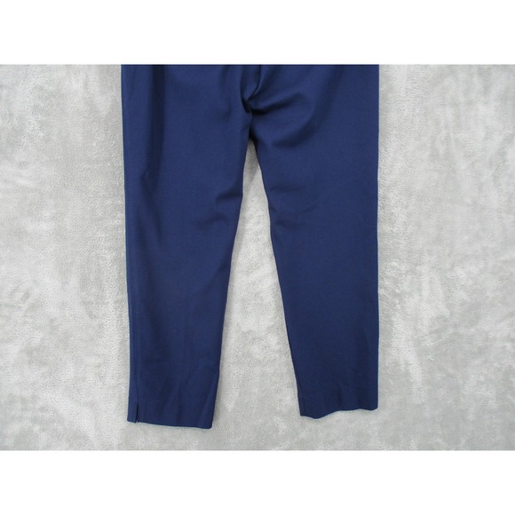 White House Black Market Pants 6 Slim‎ Ankle Trouser Stretch Work Career Navy - Picture 7 of 12